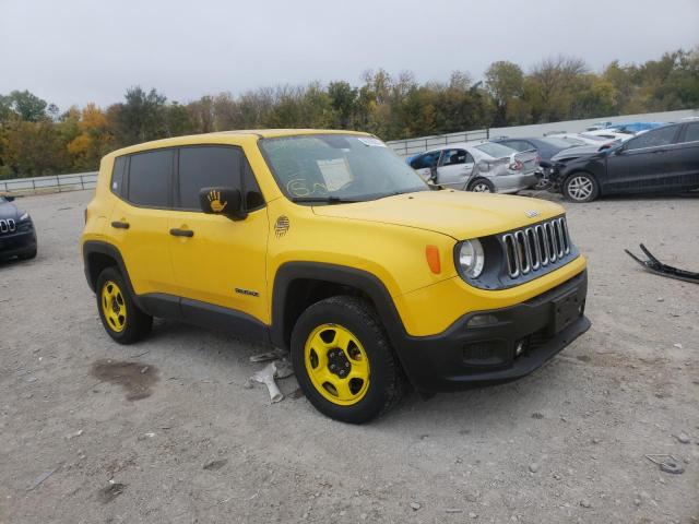 ZACCJBAW2GPC46609 - 2016 JEEP RENEGADE YELLOW photo 1