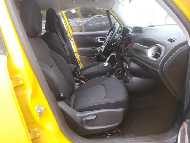 ZACCJBAW2GPC46609 - 2016 JEEP RENEGADE YELLOW photo 5