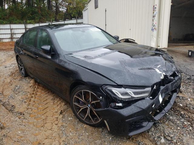 WBA13BK07NCJ56267 - 2022 BMW M550XI BLACK photo 1