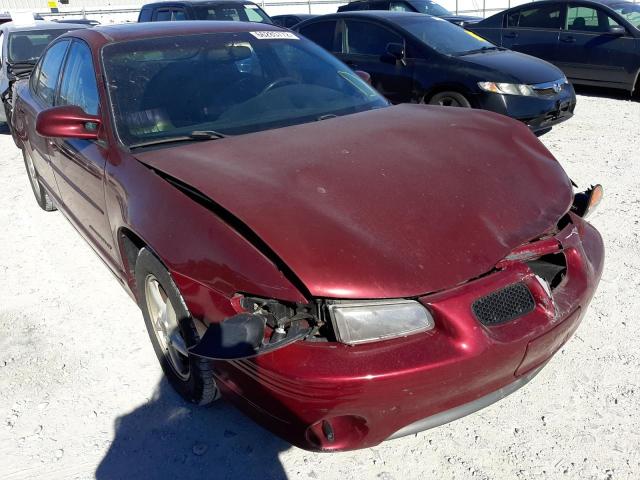 1G2WP52K4YF257628 - 2000 PONTIAC GRAND PRIX ბურგუნდია ფოტო 1