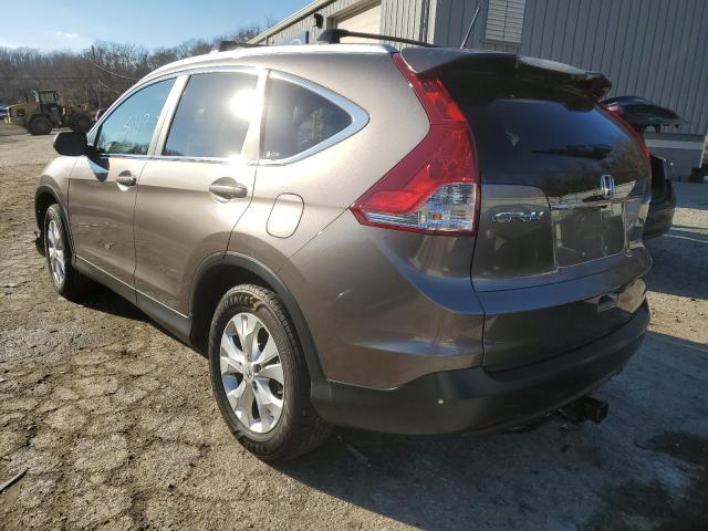 5J6RM4H79CL067486 - 2012 HONDA CR-V EXL BROWN photo 3