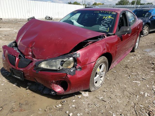 2G2WP522051140986 - 2005 PONTIAC GRAND PRIX წითელი ფოტო 2