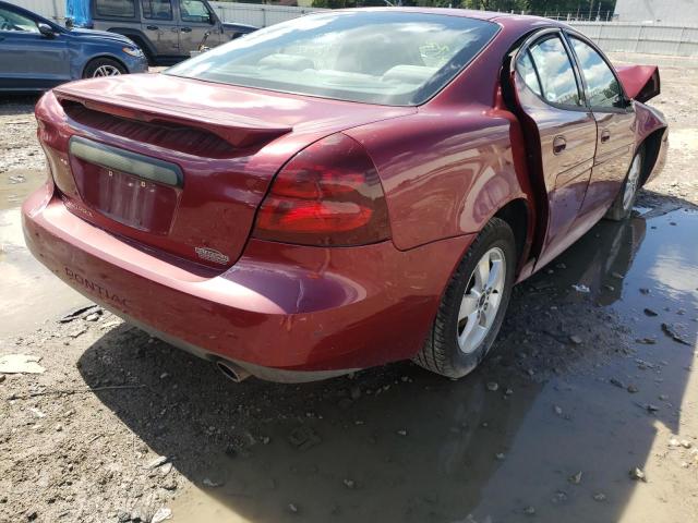 2G2WP522051140986 - 2005 PONTIAC GRAND PRIX წითელი ფოტო 4