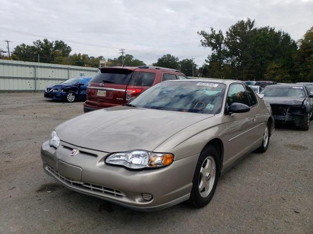 2G1WW12E539342358 - 2003 CHEVROLET MONTE CARL BEIGE photo 2