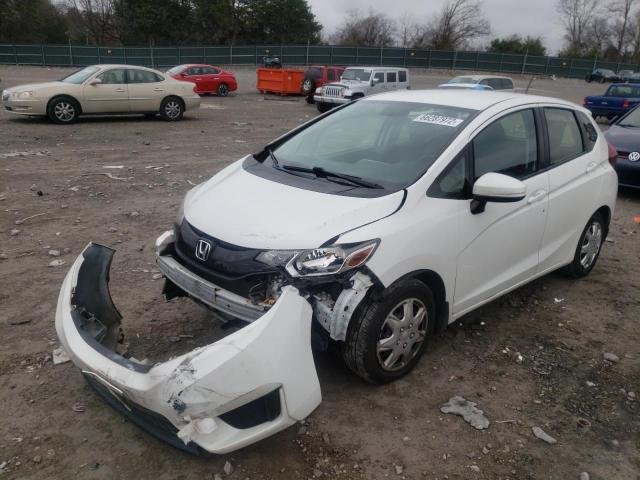 JHMGK5H5XGX026692 - 2016 HONDA FIT LX WHITE photo 2