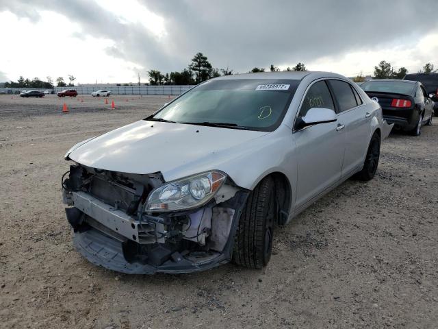 1G1ZE5E11BF356277 - 2011 CHEVROLET MALIBU LTZ ვერცხლისფერი ფოტო 2
