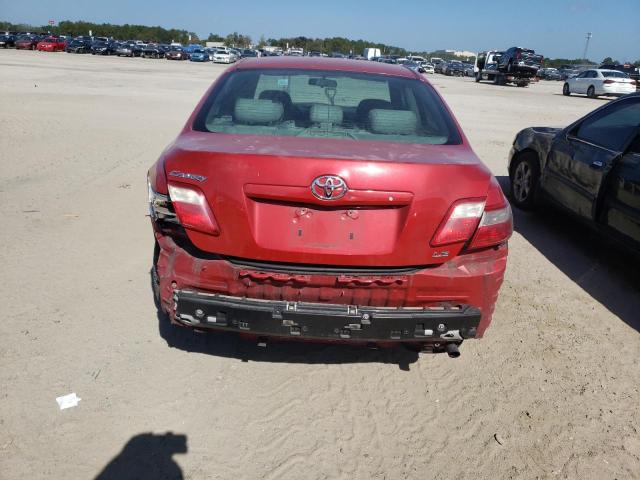 4T1BE46KX7U136550 - 2007 TOYOTA CAMRY CE RED photo 9