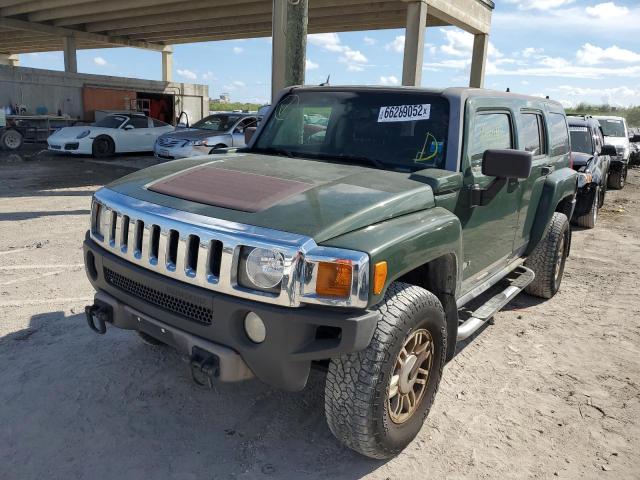 5GTDN136068184707 - 2006 HUMMER H3 GREEN photo 2