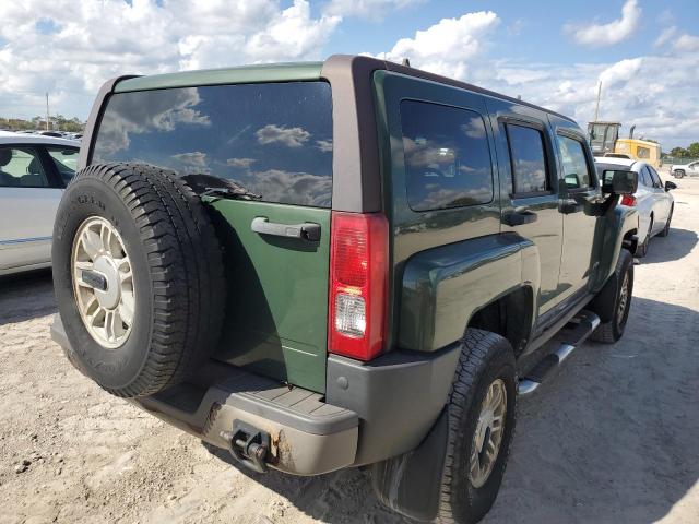 5GTDN136068184707 - 2006 HUMMER H3 GREEN photo 4