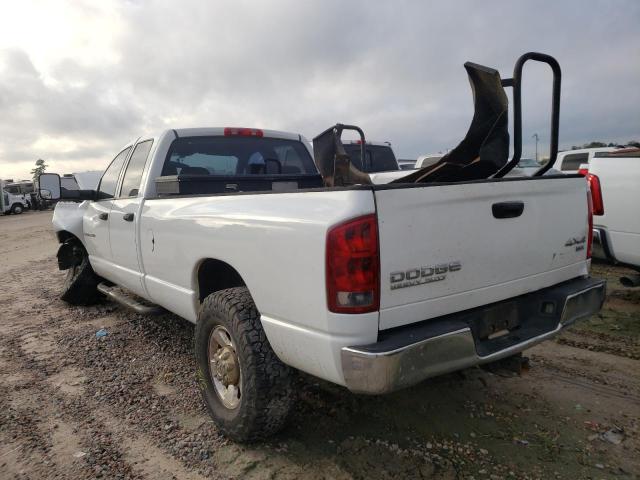 3D7KU28CX4G267855 - 2004 DODGE RAM 2500 S WHITE photo 3