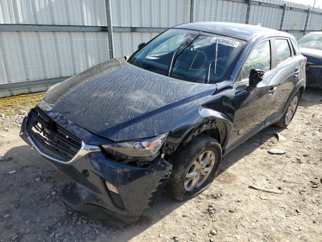 JM1DKFB77K0440549 - 2019 MAZDA CX-3 SPORT BLUE photo 2