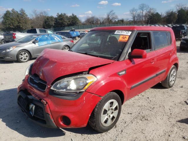 KNDJT2A52D7618547 - 2013 KIA SOUL RED photo 2