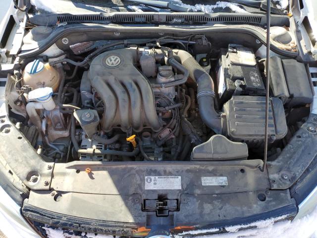 3VW2K7AJ0CM398098 - 2012 VOLKSWAGEN JETTA BASE WHITE photo 11