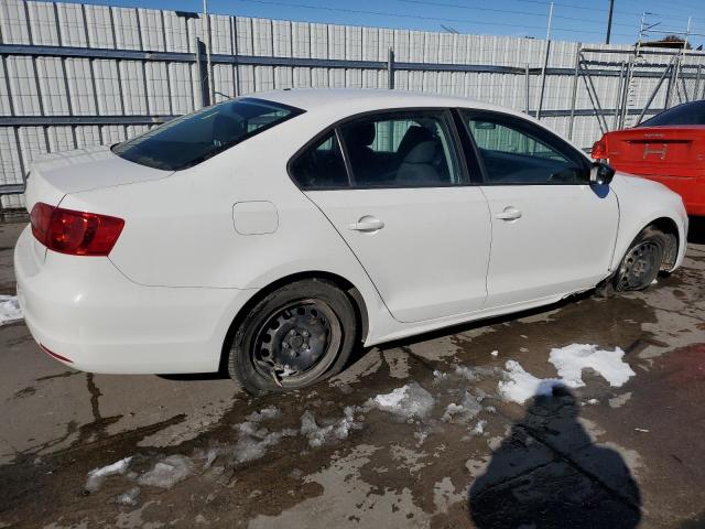 3VW2K7AJ0CM398098 - 2012 VOLKSWAGEN JETTA BASE WHITE photo 3