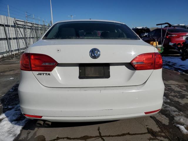 3VW2K7AJ0CM398098 - 2012 VOLKSWAGEN JETTA BASE WHITE photo 6