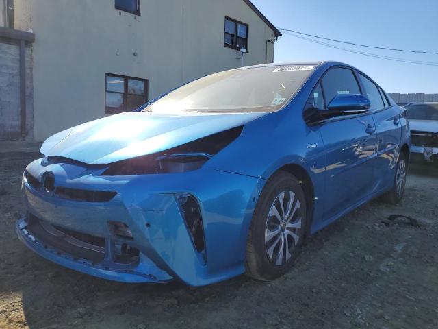 JTDL9RFU4L3****** - 2020 TOYOTA PRIUS LE BLUE photo 2