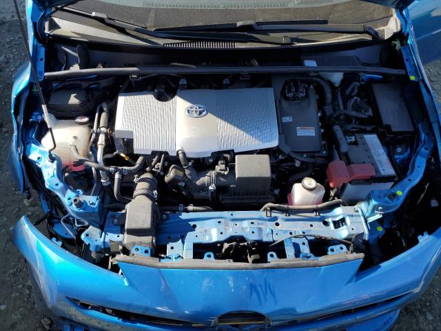 JTDL9RFU4L3****** - 2020 TOYOTA PRIUS LE BLUE photo 7