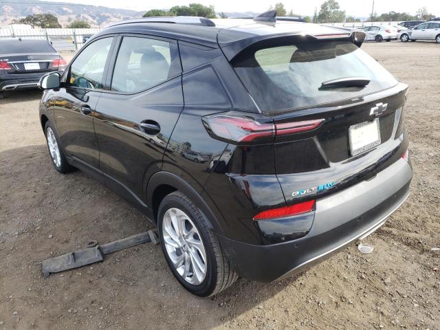 1G1FY6S09N4114669 - 2022 CHEVROLET BOLT EUV L BLACK photo 3