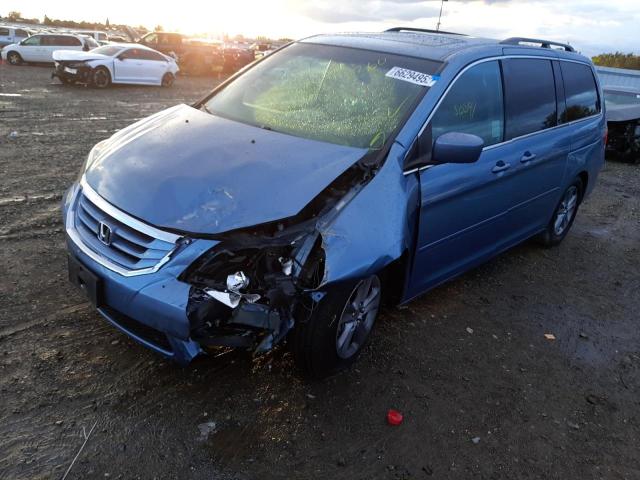 5FNRL3H96AB077218 - 2010 HONDA ODYSSEY TO BLUE photo 2