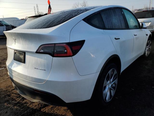 5YJYGDEE1MF072777 - 2021 TESLA MODEL Y أبيض صورة 4