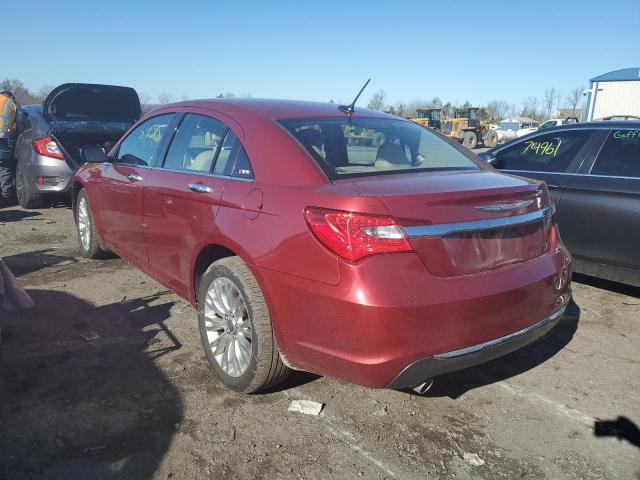 1C3CCBCG3DN692552 - 2013 CHRYSLER 200 LIMITE RED photo 3