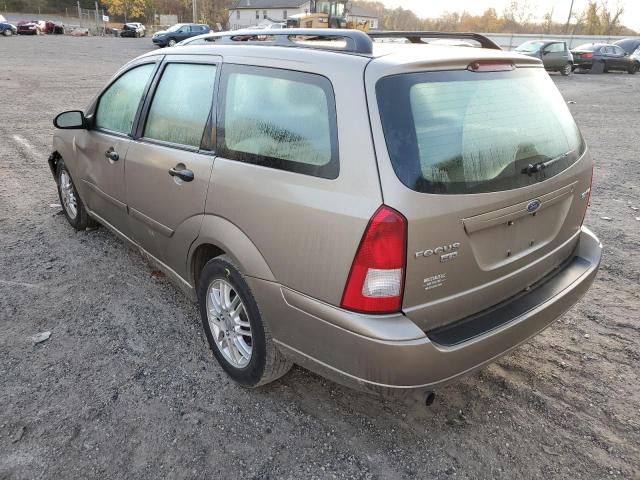 1FAFP36N05W127982 - 2005 FORD FOCUS ZXW TAN photo 3