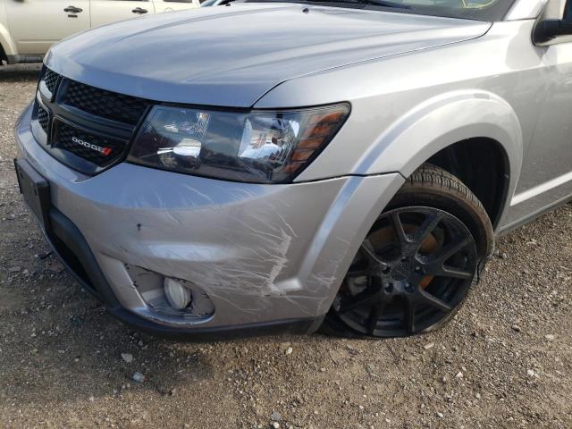 3C4PDDEG3HT703686 - 2017 DODGE JOURNEY GT SILVER photo 9