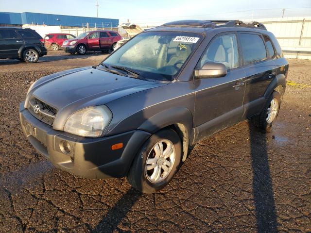 KM8JN72D58U808889 - 2008 HYUNDAI TUCSON SE GRAY photo 2