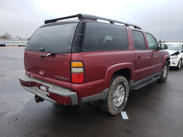 3GNFK16Z64G188113 - 2004 CHEVROLET SUBURBAN K MAROON photo 4