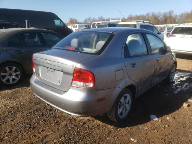 KL1TD56626B641200 - 2006 CHEVROLET AVEO BASE Boz foto 4