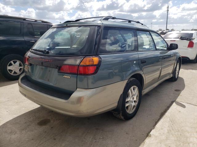 4S3BH665227613092 - 2002 SUBARU LEGACY OUT TEAL photo 4