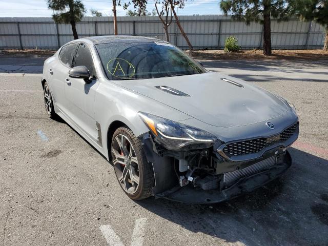 KNAE45LC6L6082926 - 2020 KIA STINGER GT GRAY photo 1