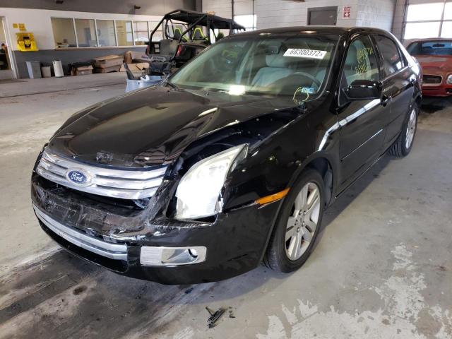 3FAHP08Z68R187571 - 2008 FORD FUSION SEL BLACK photo 2