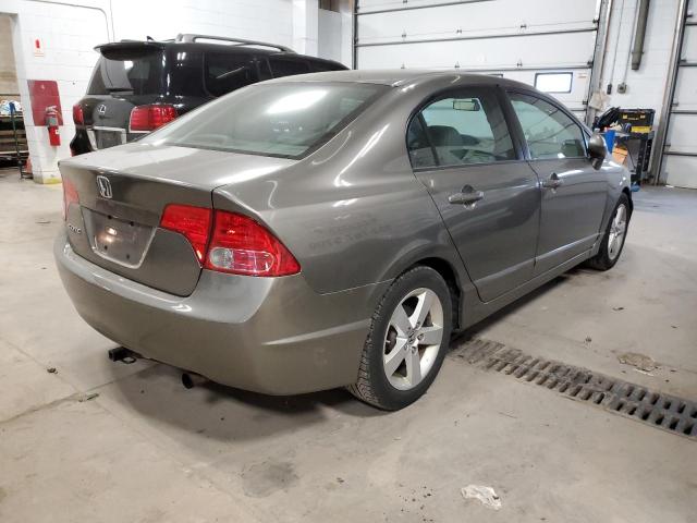 1HGFA16908L046751 - 2008 HONDA CIVIC EXL 灰色 照片 4