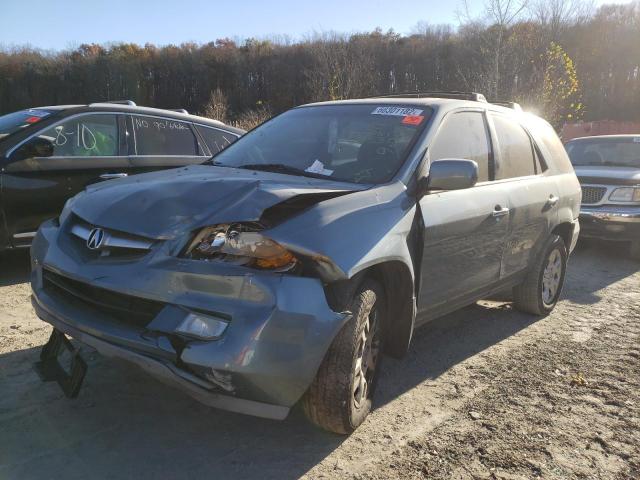 2HNYD18636H539331 - 2006 ACURA MDX TOURIN GRAY photo 2