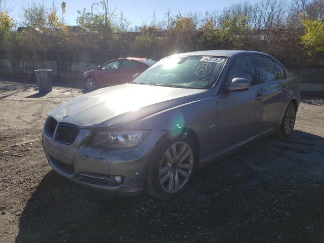 WBAPL5C51BA919719 - 2011 BMW 335 XI GRAY photo 2