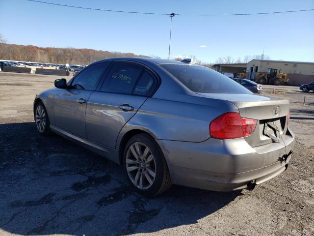 WBAPL5C51BA919719 - 2011 BMW 335 XI GRAY photo 3