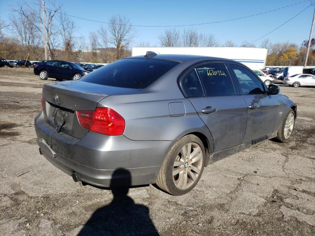WBAPL5C51BA919719 - 2011 BMW 335 XI GRAY photo 4