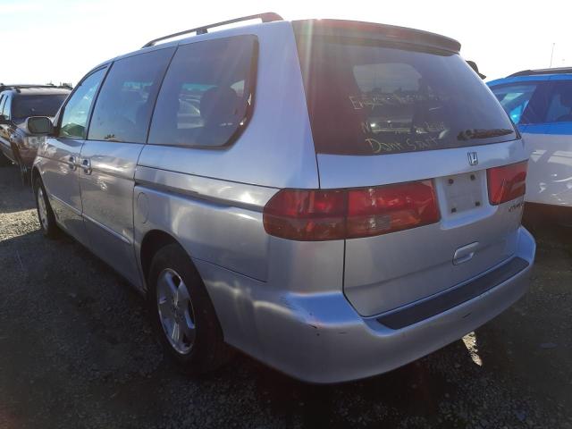 2HKRL18761H592532 - 2001 HONDA ODYSSEY EX SILVER photo 3