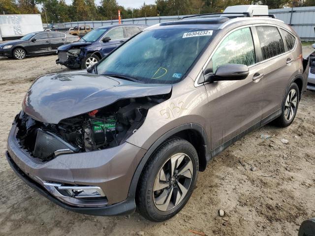 5J6RM4H92GL080832 - 2016 HONDA CR-V TOURI GRAY photo 2