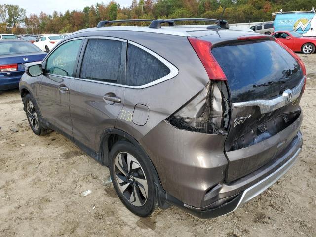 5J6RM4H92GL080832 - 2016 HONDA CR-V TOURI GRAY photo 3