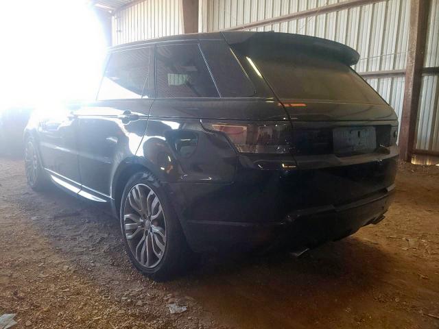 SALWR2FVXHA177376 - 2017 LAND ROVER RANGE ROVE BLACK photo 3