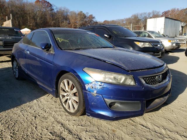 1HGCS22808A017958 - 2008 HONDA ACCORD EXL BLUE photo 1