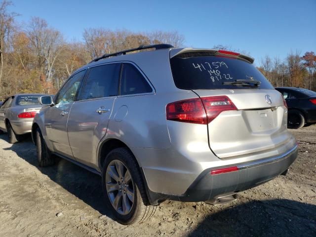 2HNYD2H63DH505733 - 2013 ACURA MDX ADVANC SILVER photo 3