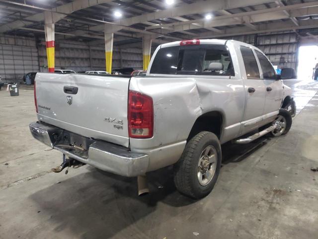 1D7KS28C06J215559 - 2006 DODGE RAM 2500 S SILVER photo 4