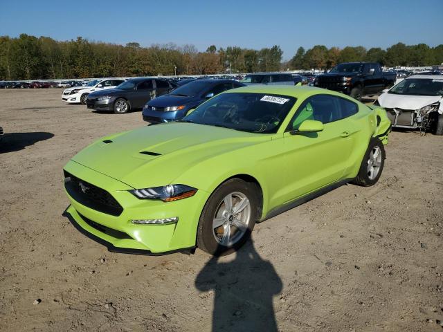 1FA6P8TH5L5172219 - 2020 FORD MUSTANG GREEN photo 2