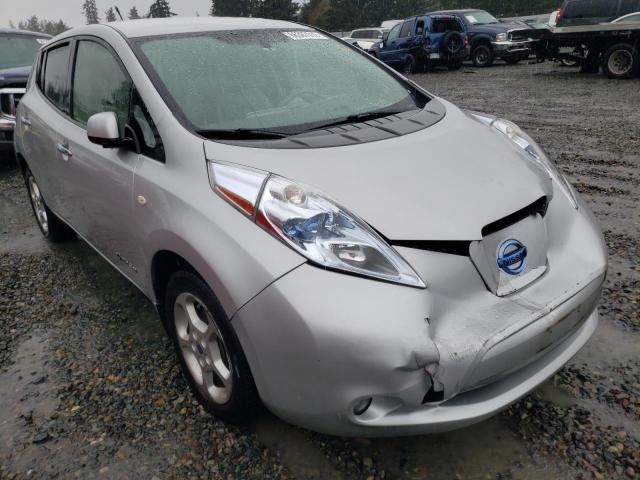 JN1AZ0CP3CT023894 - 2012 NISSAN LEAF SV SILVER photo 1