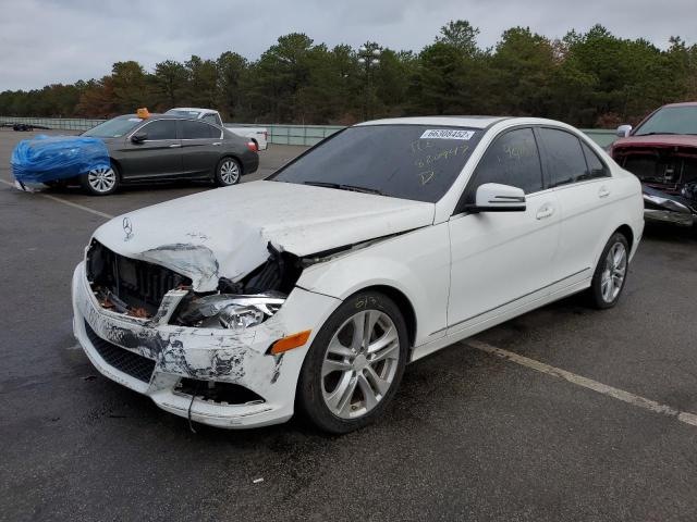 WDDGF8AB5DA820947 - 2013 MERCEDES-BENZ C 300 4MAT WHITE photo 2