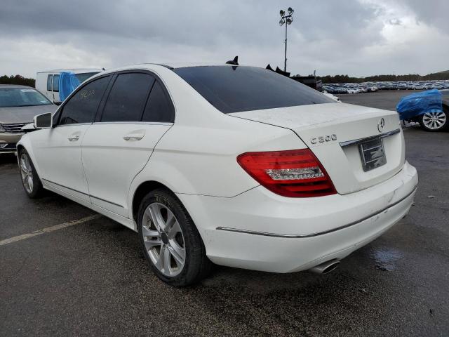 WDDGF8AB5DA820947 - 2013 MERCEDES-BENZ C 300 4MAT WHITE photo 3