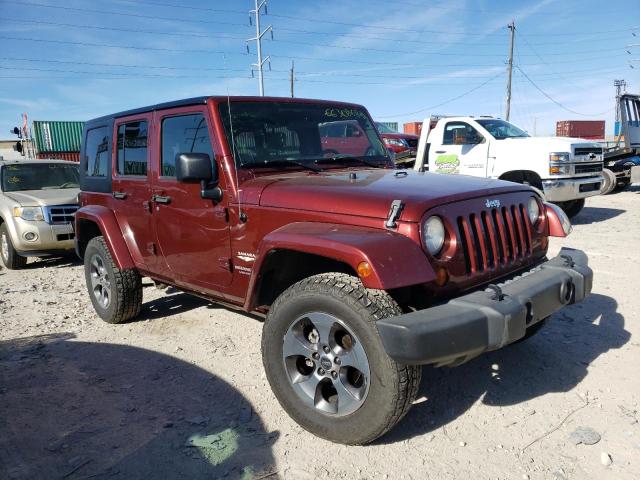 1J4GA59167L154705 - 2007 JEEP WRANGLER S RED photo 1